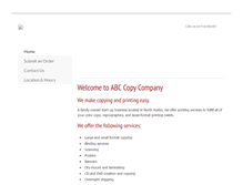 Tablet Screenshot of abccopyco.com